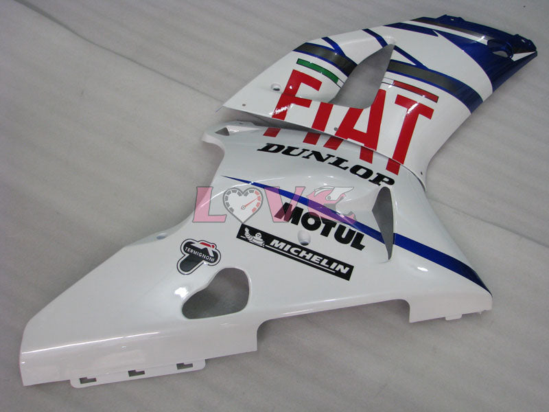 DUNLOP FIAT MOTUL - Blue White Fairings and Bodywork For 1998-1999 YZF-R1 #LF3578