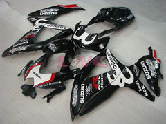 Beacon - White Black Fairings and Bodywork For 2008-2010 GSX-R600 #LF3969