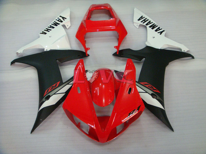 Factory Style - Red White Black Fairings and Bodywork For 2002-2003 YZF-R1 #LF3604