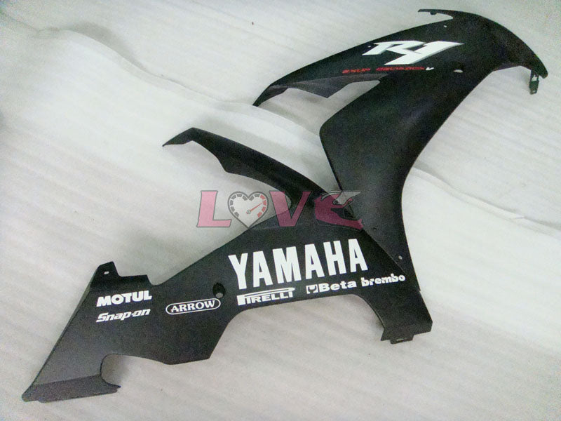 Factory Style - Black Matte Fairings and Bodywork For 2004-2006 YZF-R1 #LF3687