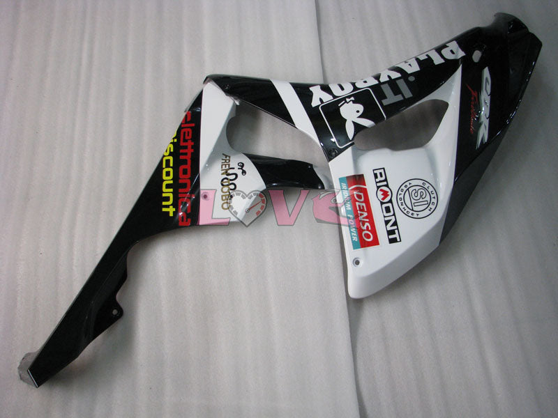 PlayBoy - White Black Fairings and Bodywork For 2006-2007 CBR1000RR #LF7195