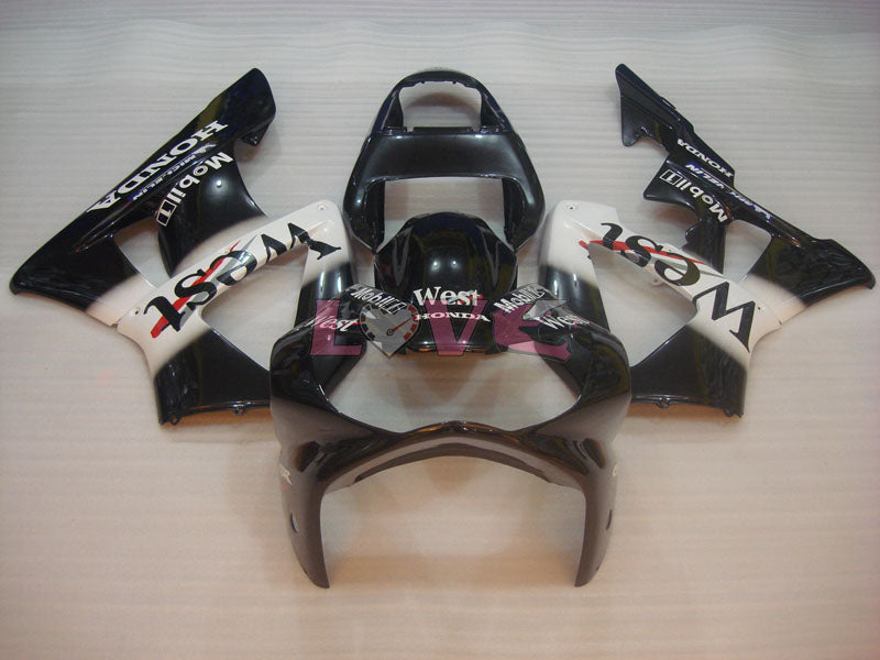 West - White Black Fairings and Bodywork For 2000-2001 CBR929RR #LF5186