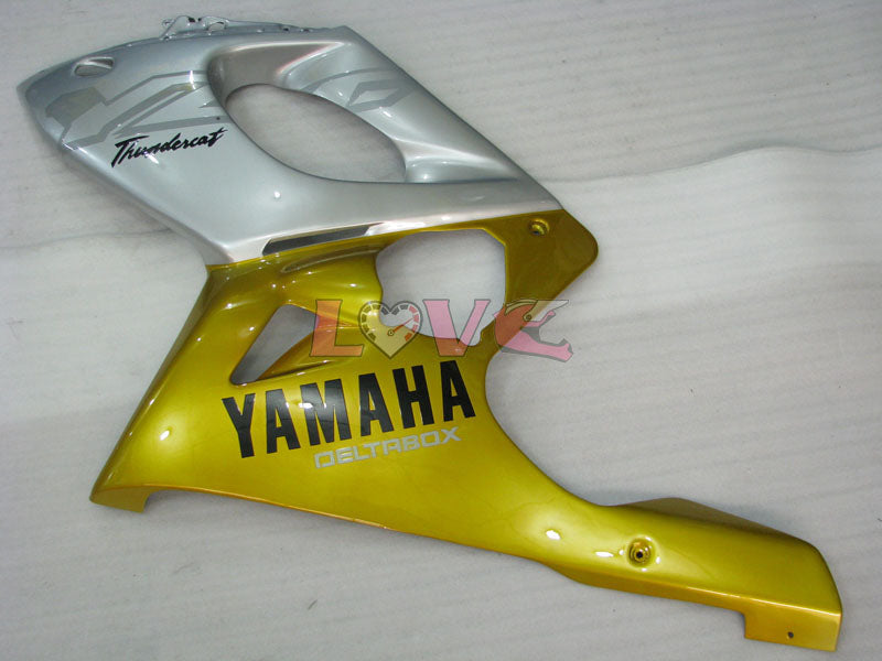 Factory Style - Yellow Silver Fairings and Bodywork For 1997-2007 YZF600R #LF7928
