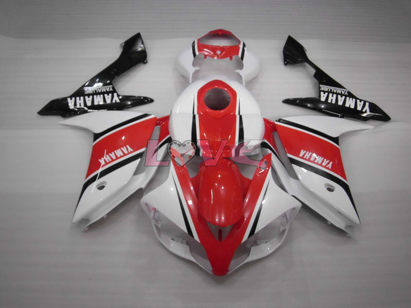 Factory Style - Red White Fairings and Bodywork For 2007-2008 YZF-R1 #LF6964