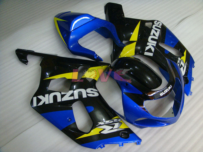 Factory Style - Blue Black Fairings and Bodywork For 2000-2002 GSX-R1000 #LF4158