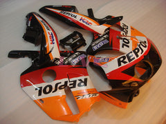Repsol - Red Orange Fairings and Bodywork For 1990-1994 CBR250RR #LF4978