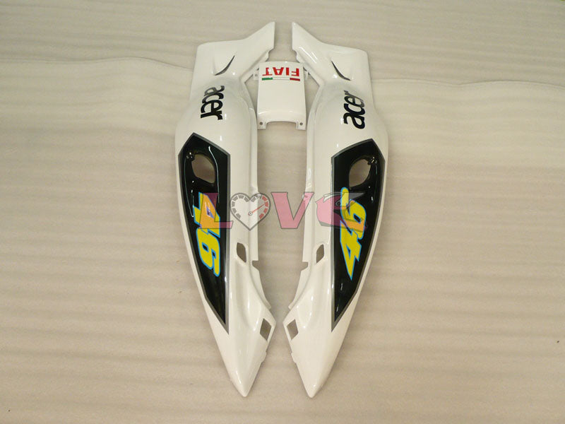 FIAT - Green White Fairings and Bodywork For 1997-2007 YZF600R #LF7930