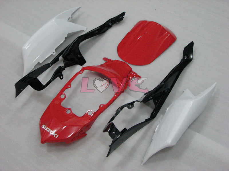 Factory Style - Red White Fairings and Bodywork For 2008-2010 GSX-R600 #LF3976