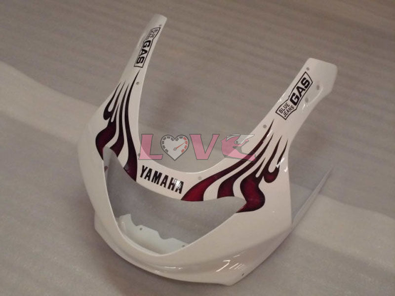 Customize - Red White Fairings and Bodywork For 1997-2007 YZF600R #LF7952