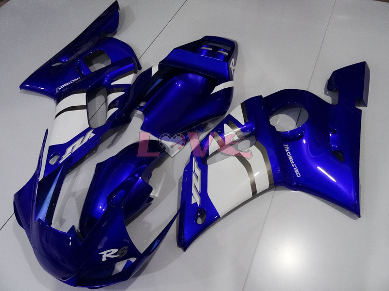 Factory Style - Blue Black Fairings and Bodywork For 1998-2002 YZF-R6 #LF3348
