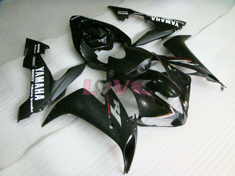 Factory Style - Black Matte Fairings and Bodywork For 2004-2006 YZF-R1 #LF3687