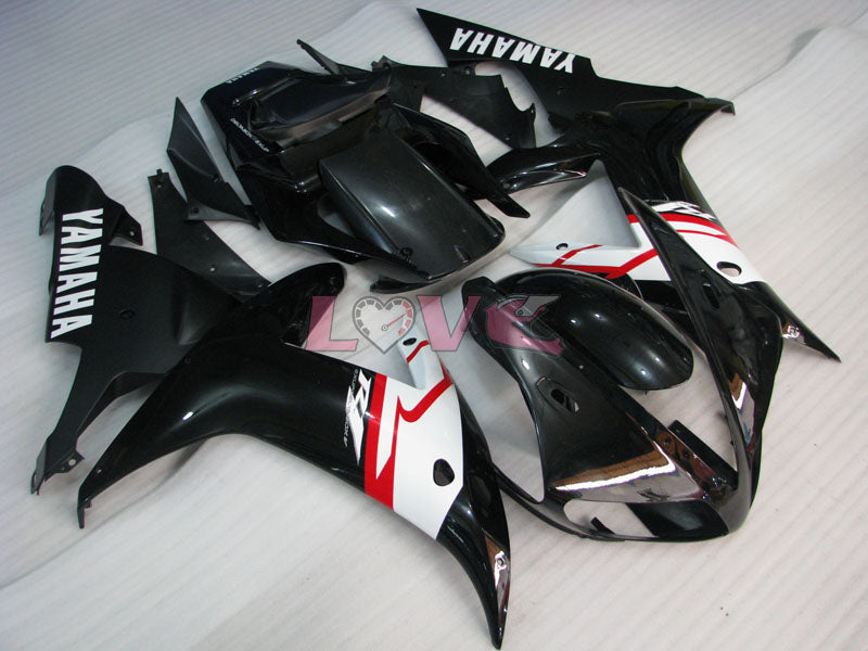 Factory Style - White Black Fairings and Bodywork For 2002-2003 YZF-R1 #LF7023