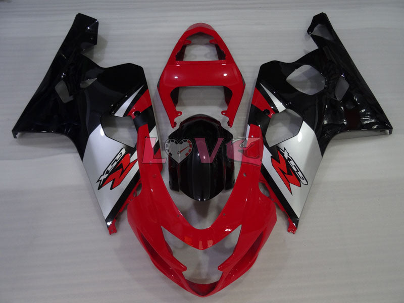 Factory Style - Red Black Fairings and Bodywork For 2004-2005 GSX-R600 #LF4097