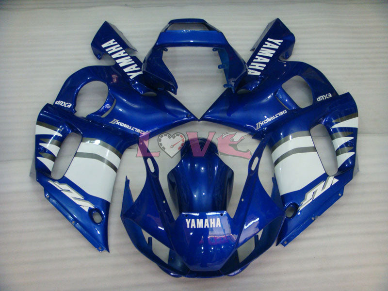 Factory Style - Blue White Fairings and Bodywork For 1998-2002 YZF-R6 #LF3347