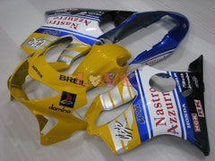 Nastro Azzurro - Yellow White Black Fairings and Bodywork For 1999-2000 CBR600F4 #LF4517