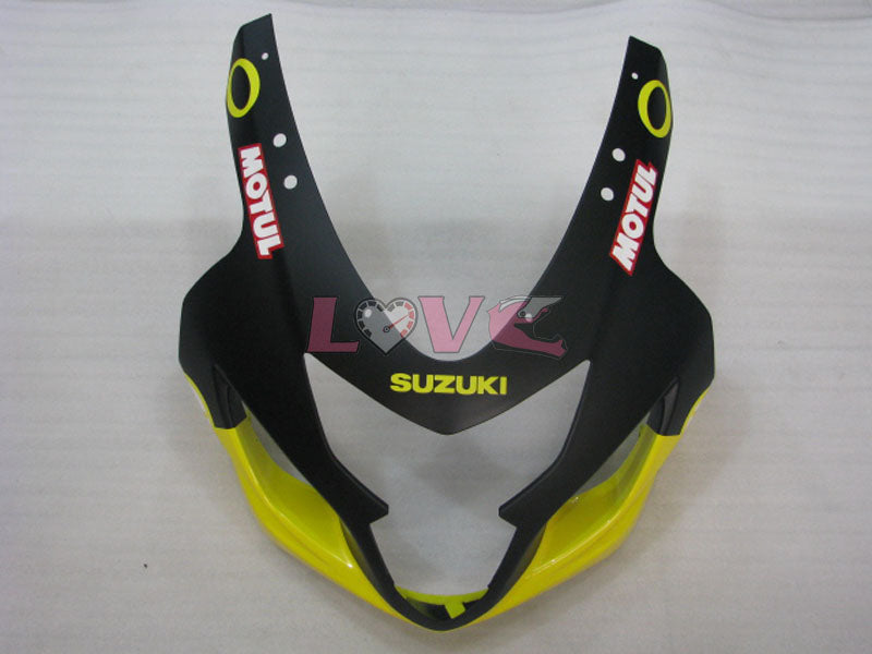 DUNLOP Jordan MOTUL - Yellow Black Matte Fairings and Bodywork For 2004-2005 GSX-R600 #LF6640