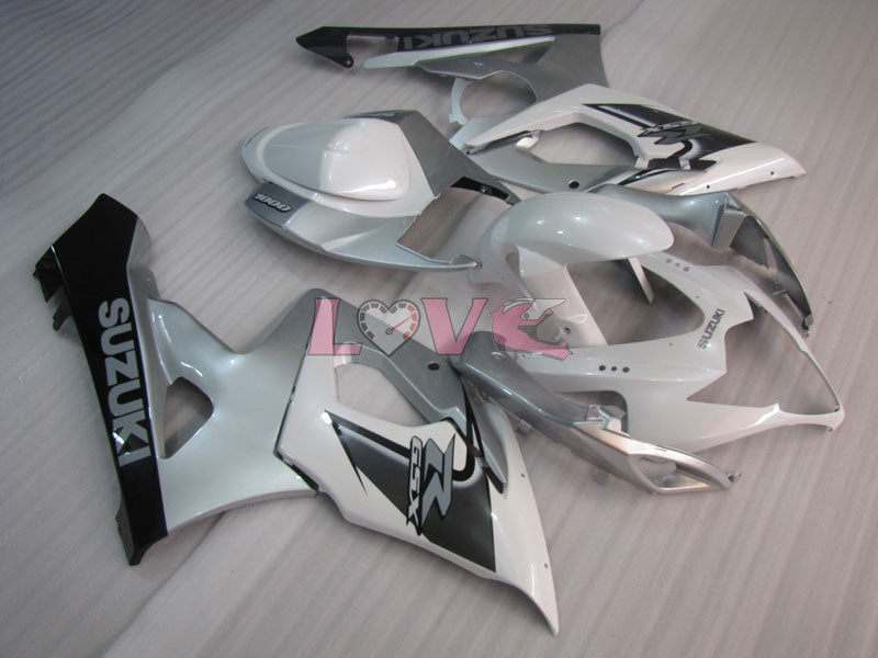 Factory Style - White Silver Fairings and Bodywork For 2005-2006 GSX-R1000 #LF3848