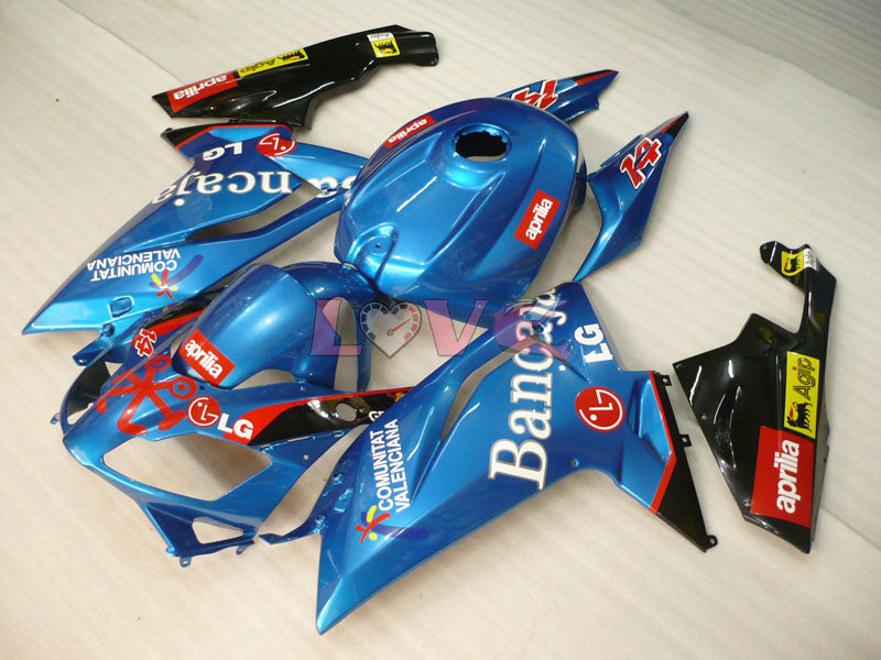 Factory Style - Blue Black Fairings and Bodywork For 2004-2009 RS125 #LF5466
