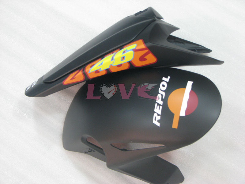 Rossi - Orange Black Fairings and Bodywork For 2008-2011 CBR1000RR #LF4339