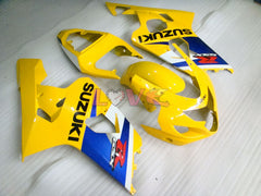 Factory Style - Yellow Blue Fairings and Bodywork For 2004-2005 GSX-R600 #LF6448