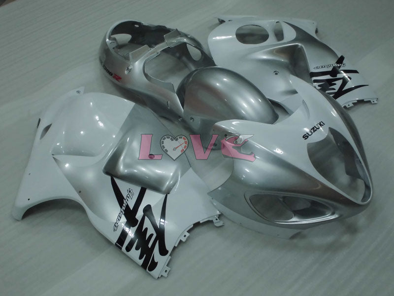 Factory Style - White Silver Fairings and Bodywork For 1999-2007 Hayabusa #LF3742