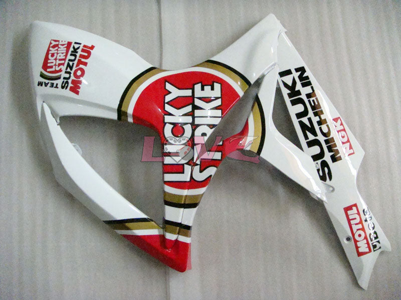 Lucky Strike MICHELIN MOTUL - Red White Fairings and Bodywork For 2006-2007 GSX-R600 #LF6344
