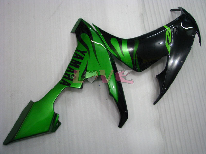 Factory Style - Green Black Fairings and Bodywork For 2004-2006 YZF-R1 #LF3706
