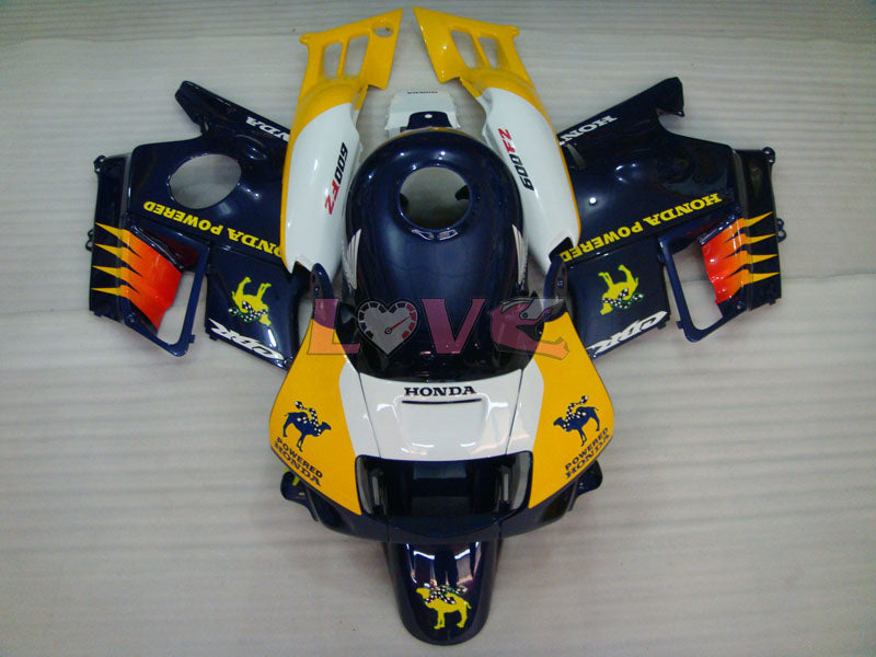 Camel - Yellow Purple Fairings and Bodywork For 1991-1994 CBR600F2 #LF4542