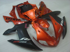 Factory Style - Orange Black Matte Fairings and Bodywork For 2002-2003 YZF-R1 #LF7020