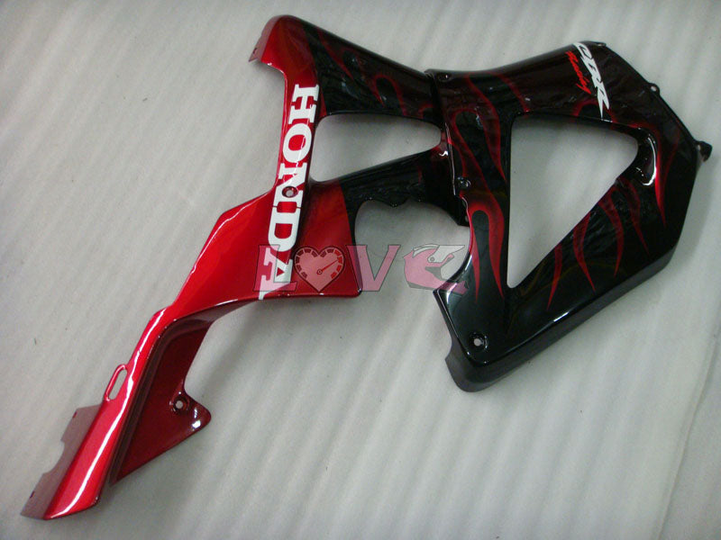 Flame - Red Black Fairings and Bodywork For 2000-2001 CBR929RR #LF5225