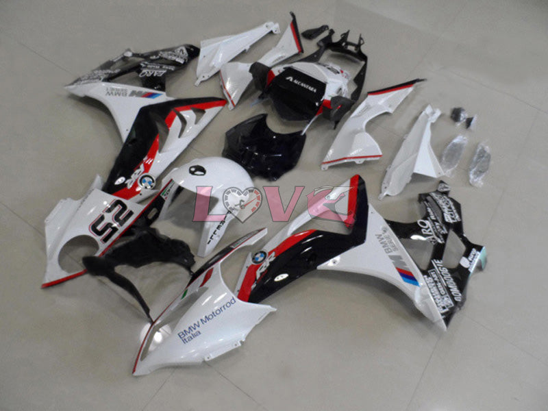 Factory Style - White Black Fairings and Bodywork For 2009-2014 S1000RR #LF5480