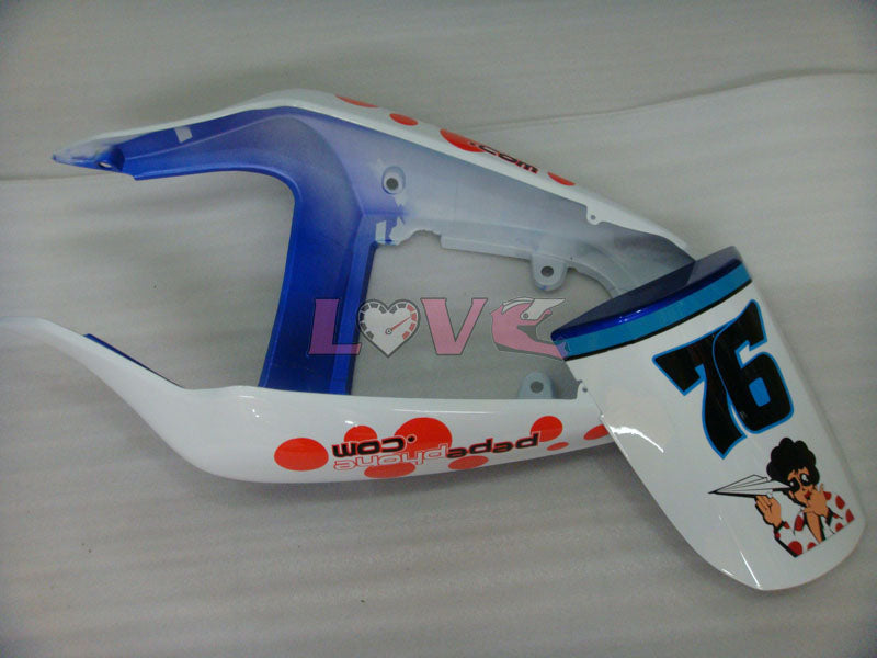 Dark Dog - Blue White Fairings and Bodywork For 2000-2003 GSX-R750 #LF6802