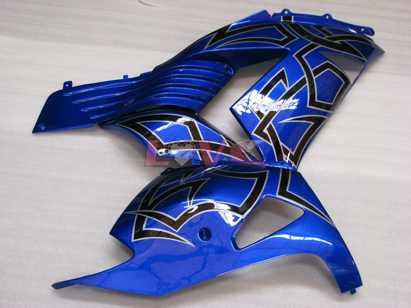 Customize - Blue Black Fairings and Bodywork For 2006-2011 NINJA ZX-14R #LF3234