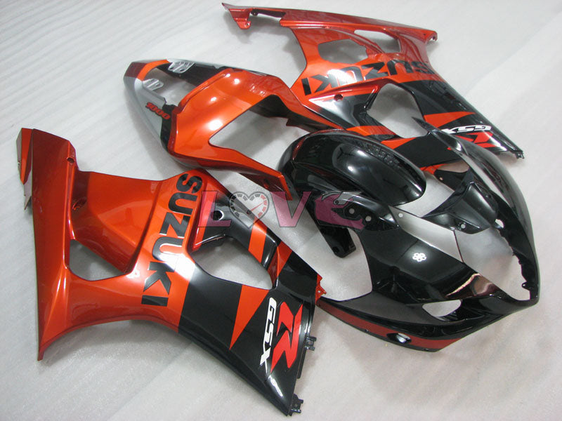 Factory Style - Orange Black Fairings and Bodywork For 2003-2004 GSX-R1000 #LF5969