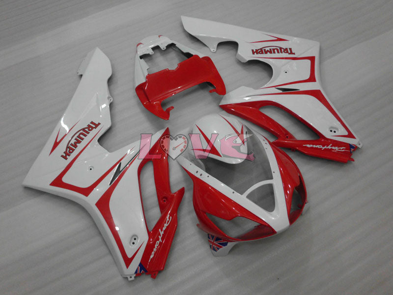 Factory Style - Red White Fairings and Bodywork For 2006-2008 Daytona 675 #LF4805