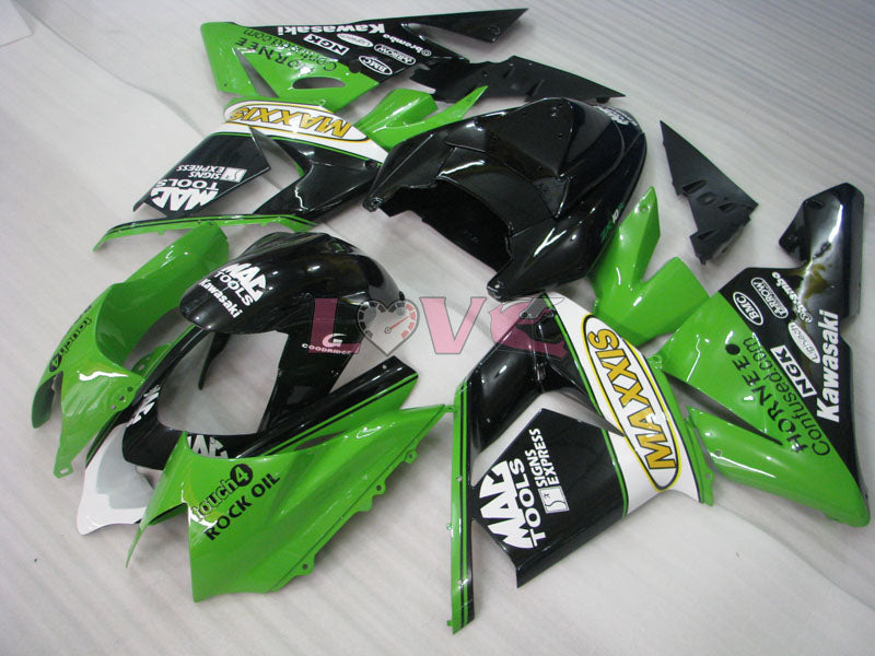 MAXXIS - Green Black Fairings and Bodywork For 2004-2005 NINJA ZX-10R #LF6314