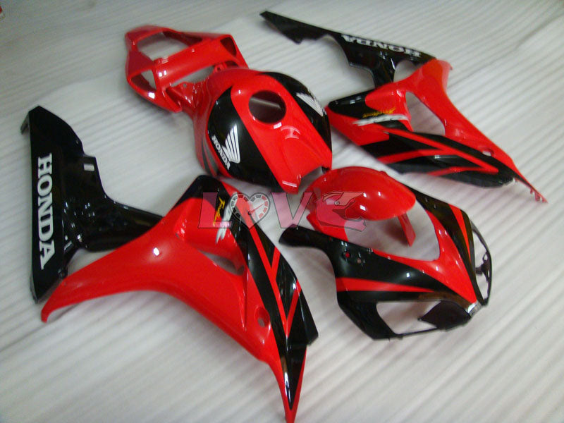 Factory Style - Red Black Fairings and Bodywork For 2006-2007 CBR1000RR #LF4356