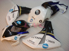 Konica Minolta - White Black Fairings and Bodywork For 2008-2011 CBR1000RR #LF7137