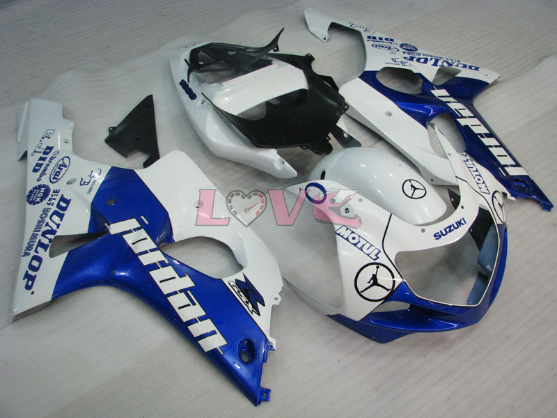 Jordan - Blue White Fairings and Bodywork For 2000-2003 GSX-R750 #LF4186