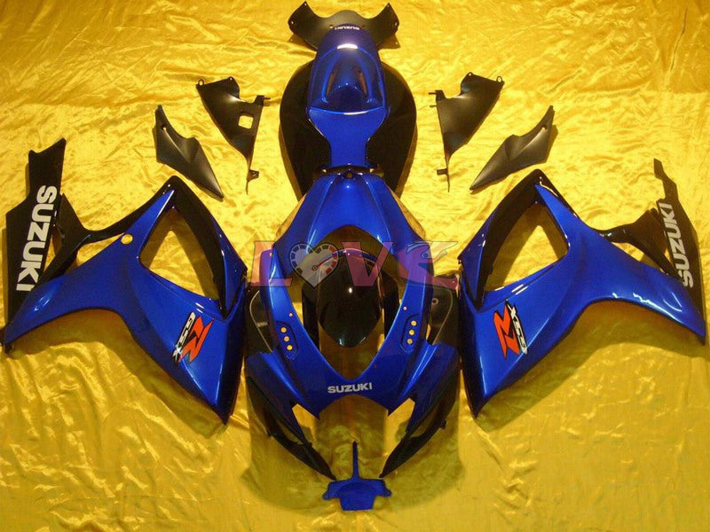 Factory Style - Blue Black Fairings and Bodywork For 2006-2007 GSX-R750 #LF6494