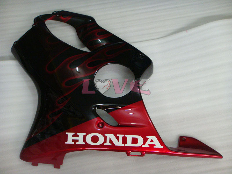 Flame - Red Black Fairings and Bodywork For 2001-2003 CBR600F4i #LF4491