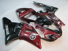 Factory Style - Red wine Black Fairings and Bodywork For 2000-2001 YZF-R1 #LF3621