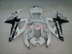 Jordan - White Black Fairings and Bodywork For 2008-2010 GSX-R600 #LF3968