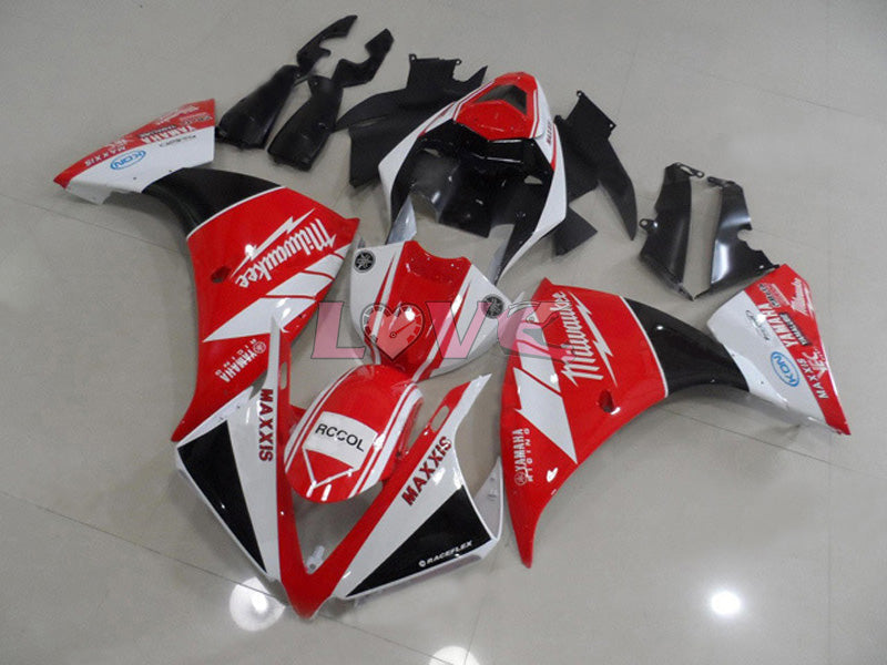 MAXXIS - Red White Fairings and Bodywork For 2012-2014 YZF-R1 #LF4784
