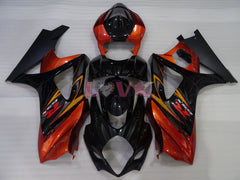 Factory Style - Orange Black Fairings and Bodywork For 2007-2008 GSX-R1000 #LF3823