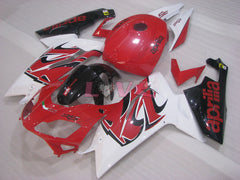 Customize - Red White Black Fairings and Bodywork For 2004-2009 RS125 #LF3084