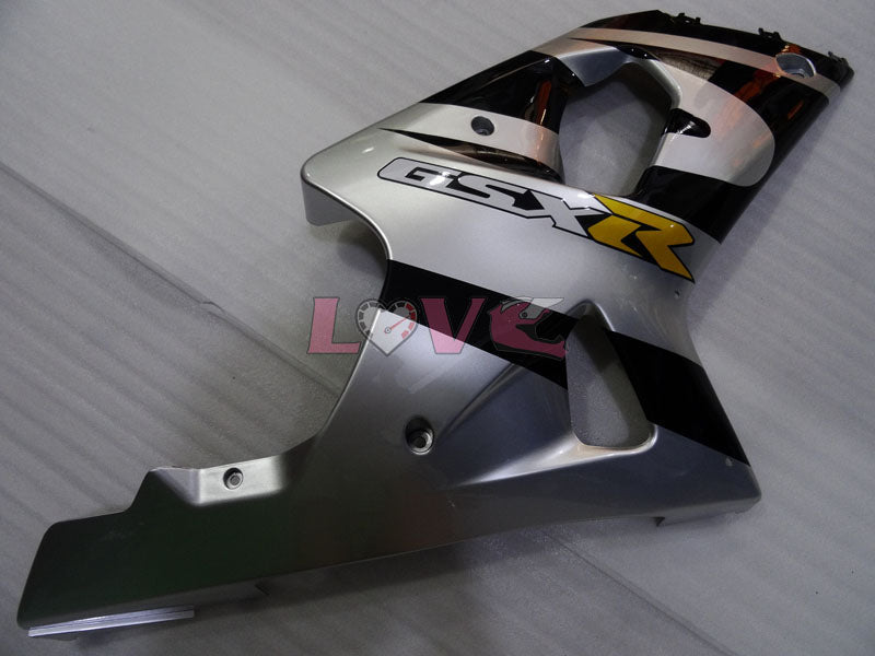 Factory Style - Black Silver Fairings and Bodywork For 2000-2002 GSX-R1000 #LF4147
