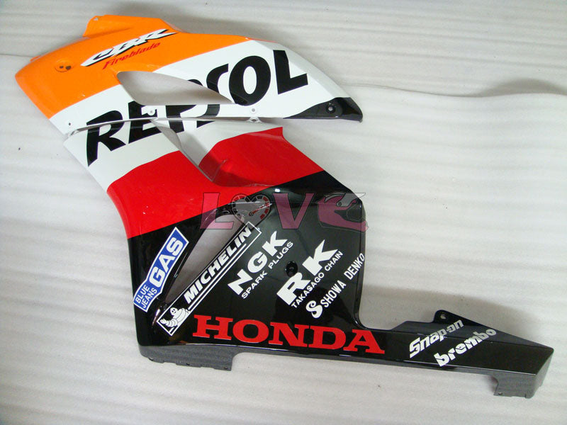 Repsol - Orange Black Fairings and Bodywork For 2004-2005 CBR1000RR #LF7299