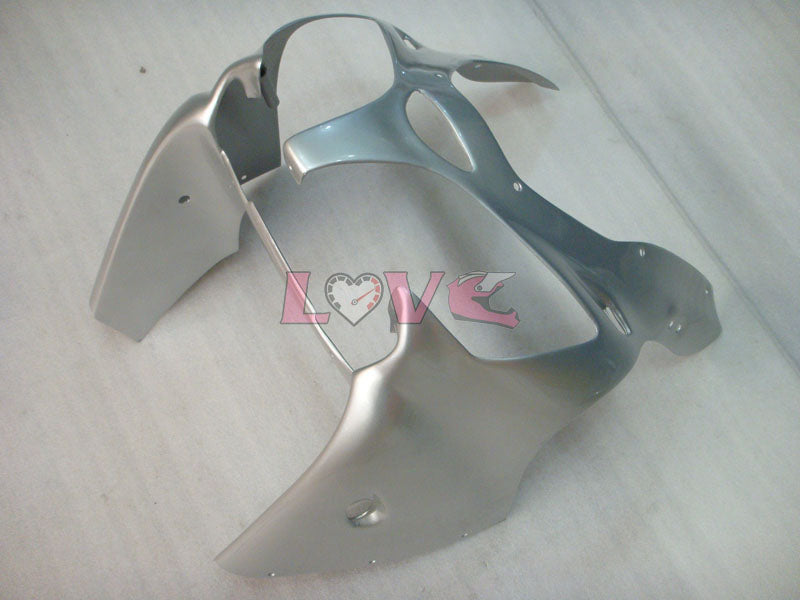 No sticker / decal Factory Style - Silver Fairings and Bodywork For 2000-2002 NINJA ZX-6R #LF3328