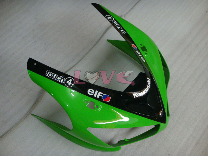 Monster - Green Black Fairings and Bodywork For 2005-2006 NINJA ZX-6R #LF5987